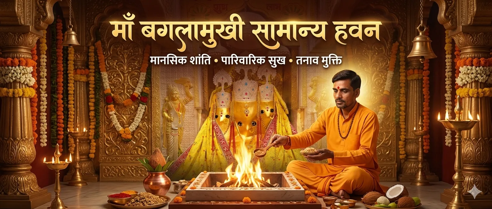 माँ बगलामुखी सामान्य हवन